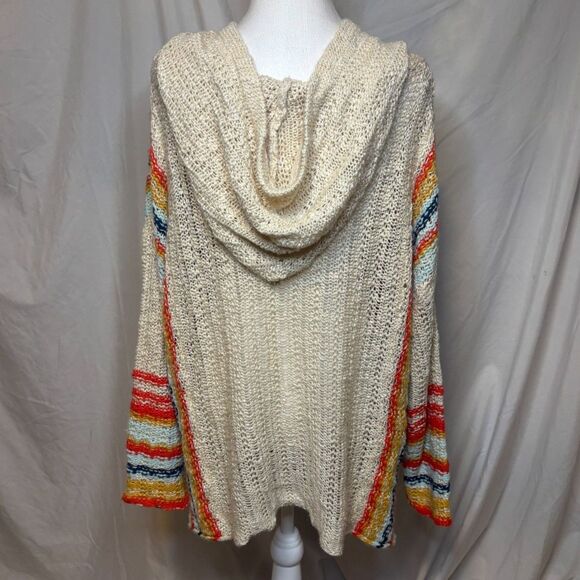 Easel Los Angeles Knit Pullover Sweater Hoodie Womens Stylish - Picture 4 of 5